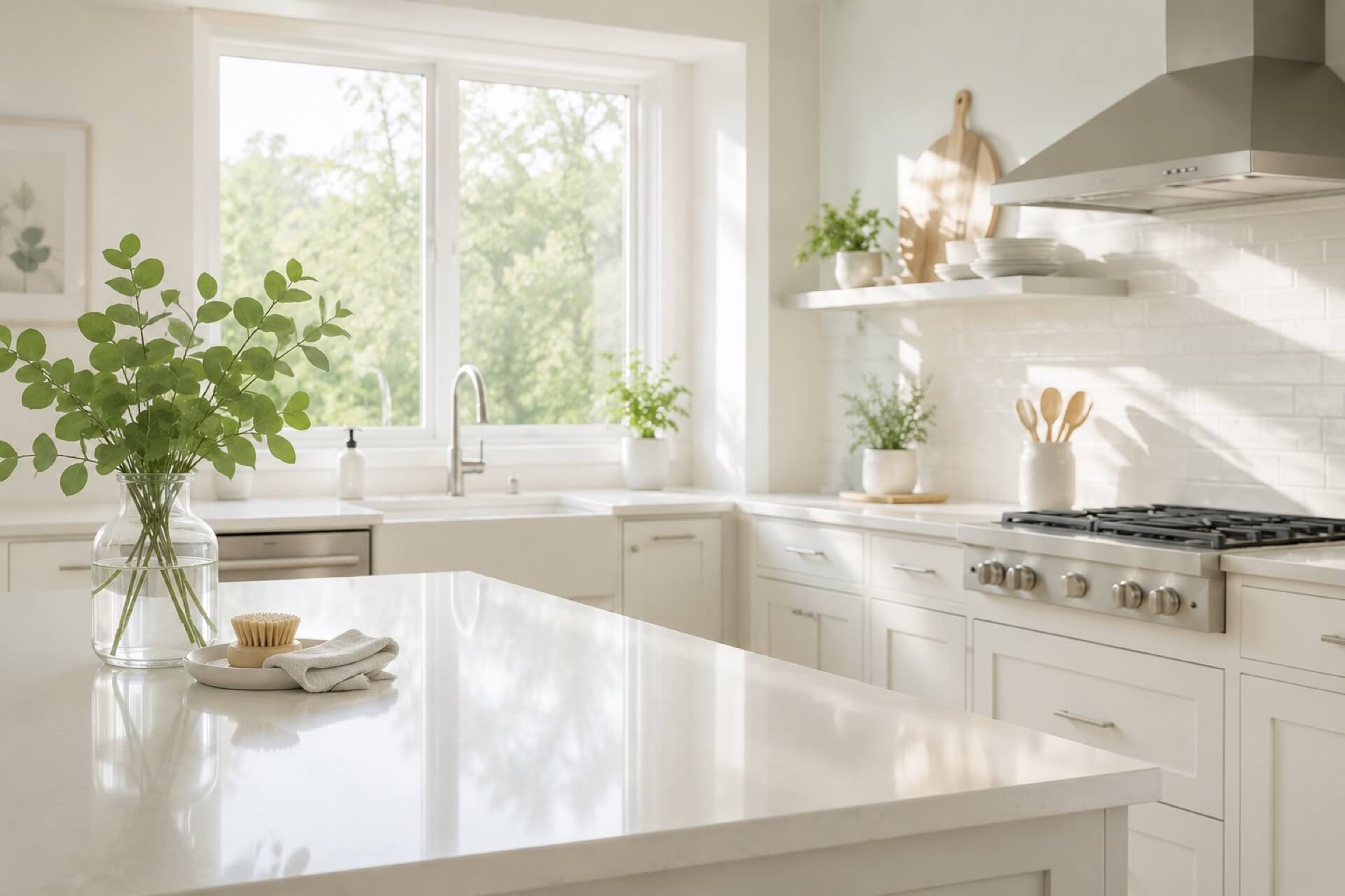 Sparkling clean living room — Portland & Vancouver cleaning